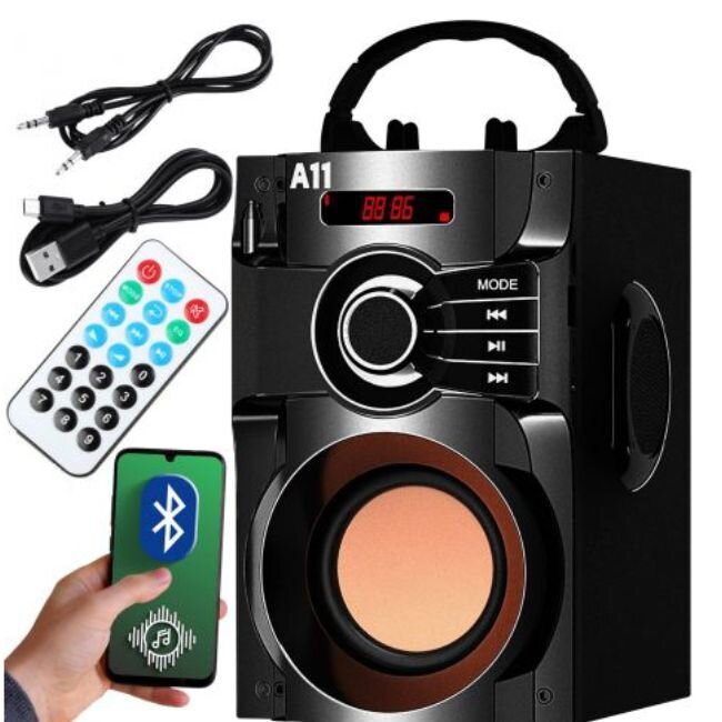 Преносима Bluetooth тонколона „SoundBox 2.1“ със субуфер и FM радио