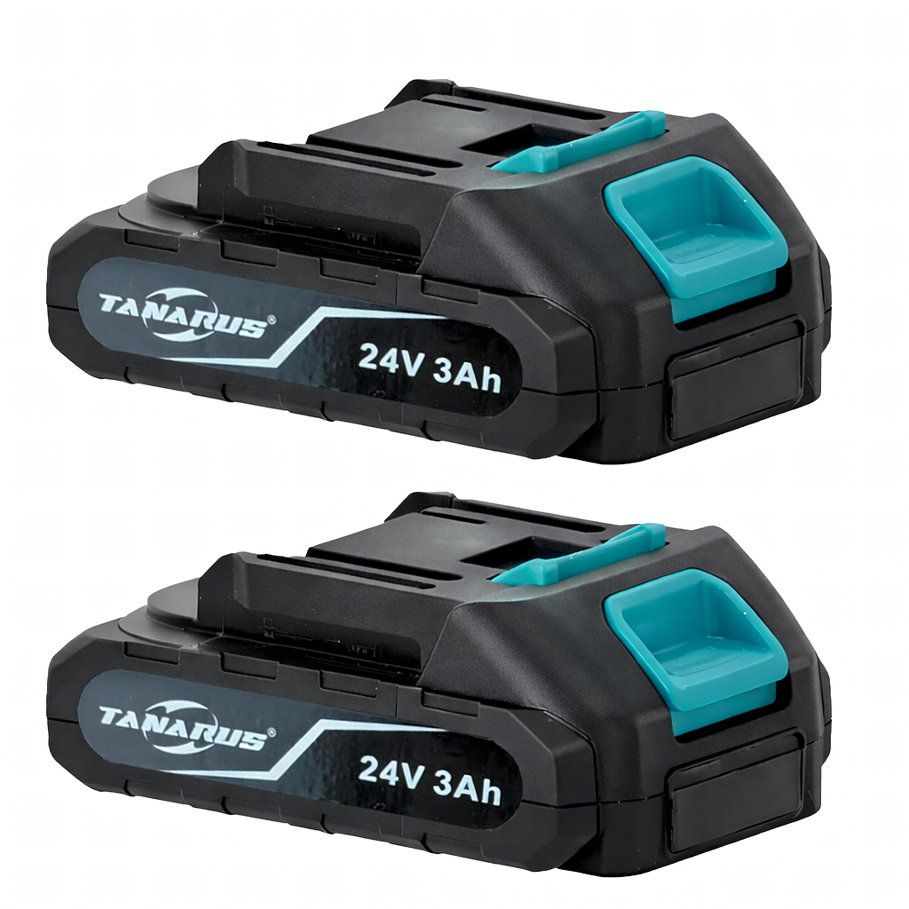 Акумулаторен винтоверт 24V с 2 батерии 3000 mAh, куфар и LED осветление
