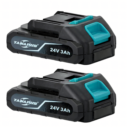 Акумулаторен винтоверт 24V с 2 батерии 3000 mAh, куфар и LED осветление