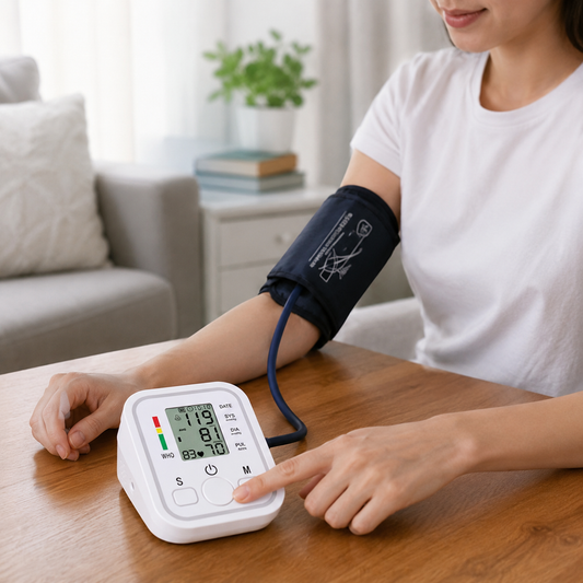 Дигитален апарат за кръвно налягане „HealthGuard“ - автоматично измерване, голям дисплей