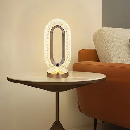 LED нощна лампа с диамантен ефект ,,Diamond Lux" - 3 режима на светлина, вградена батерия