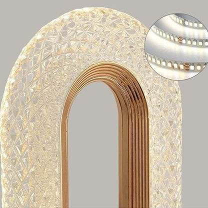 LED нощна лампа с диамантен ефект ,,Diamond Lux" - 3 режима на светлина, вградена батерия