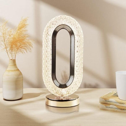 LED нощна лампа с диамантен ефект ,,Diamond Lux" - 3 режима на светлина, вградена батерия