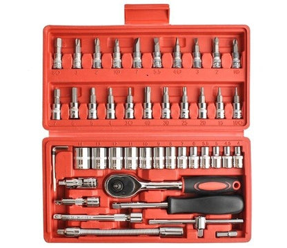 Комплект инструменти от 46 части „ToolForce 46“ - за работа в сервиз, гараж или у дома