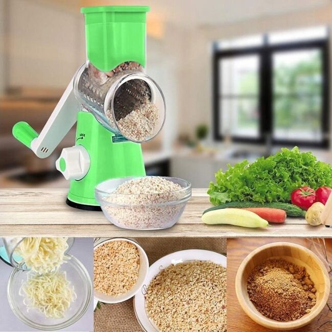 Кухненски уред "GrateMaster 3in1" за бързо рязане и настъргване
