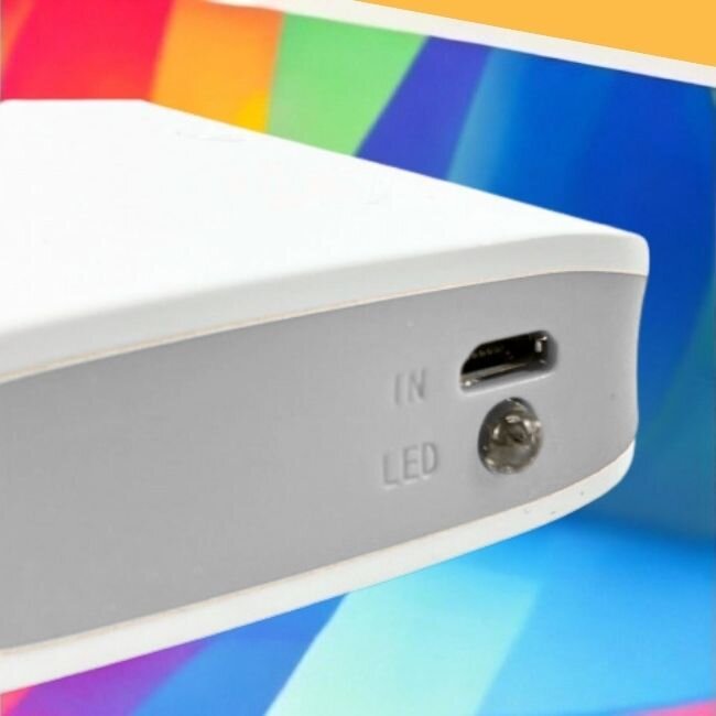 Мощна преносима батерия „Powerbank+“ 10000mAh - с 3 USB порта и фенерче