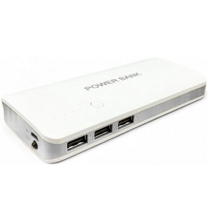 Мощна преносима батерия „Powerbank+“ 10000mAh - с 3 USB порта и фенерче