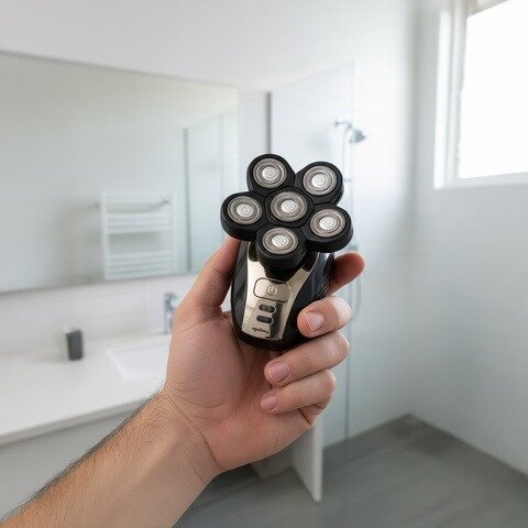 Мъжка електрическа самобръсначка 6в1 „MultiShave“ – комплект за пълна грижа
