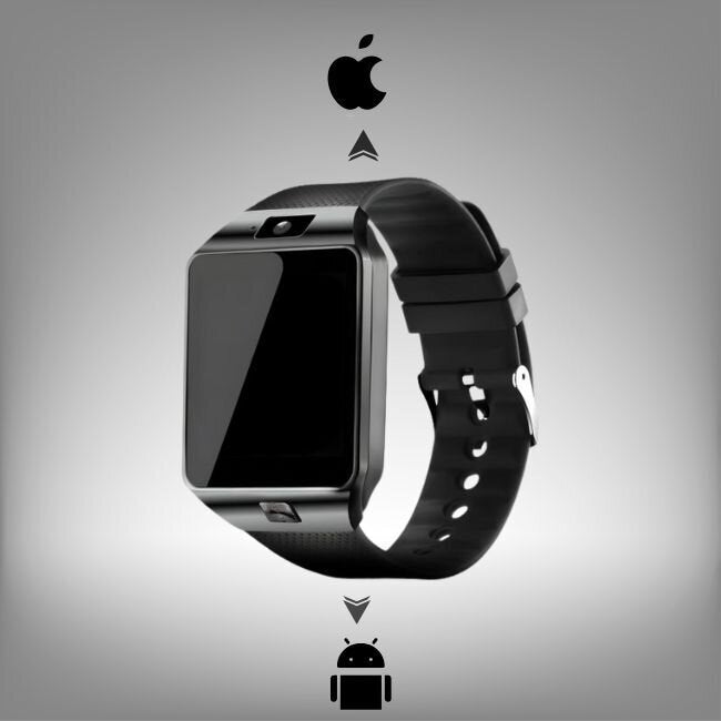 Смарт часовник „TechPro“ за разговори и съобщения - със SIM карта и камера