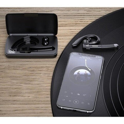 Безжично Bluetooth хендсфри + кейс за зареждане "FreeTalk" - подходящо за работа и шофиране