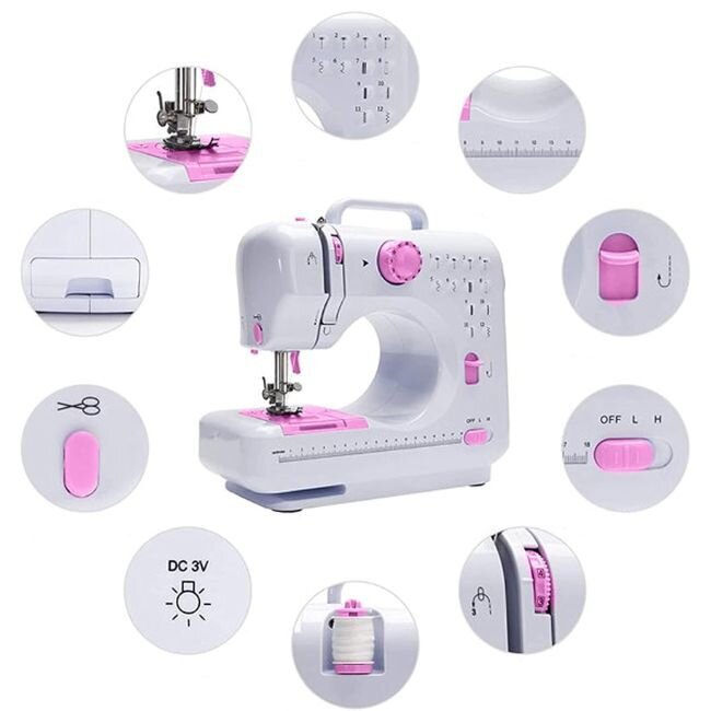Домашна шевна машина „StitchPro“ – лесно управление и 12 шевни режима