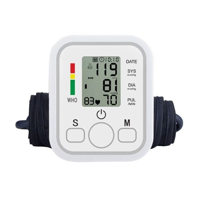 Дигитален апарат за кръвно налягане „HealthGuard“ - автоматично измерване, голям дисплей