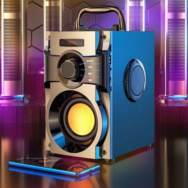 Преносима Bluetooth тонколона „SoundBox 2.1“ със субуфер и FM радио
