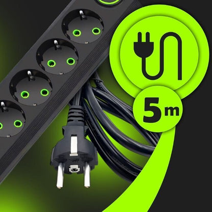 Разклонител с 5 гнезда и 3 USB порта „MaxPower“ 5м - удобство и функиционалност