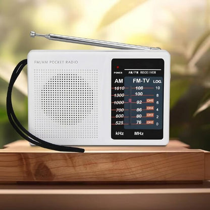 Компактно преносимо радио "PocketTune" с FM/AM честоти - за къмпинг и разходки