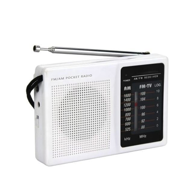 Компактно преносимо радио "PocketTune" с FM/AM честоти - за къмпинг и разходки