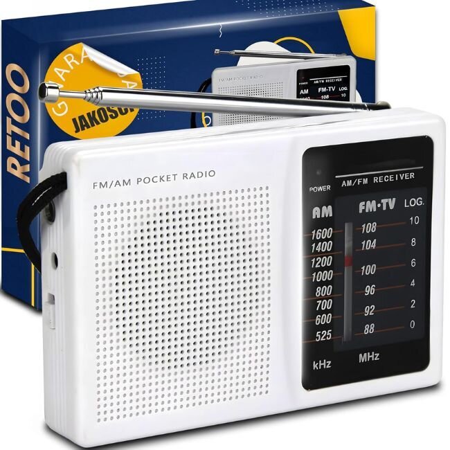 Компактно преносимо радио "PocketTune" с FM/AM честоти - за къмпинг и разходки