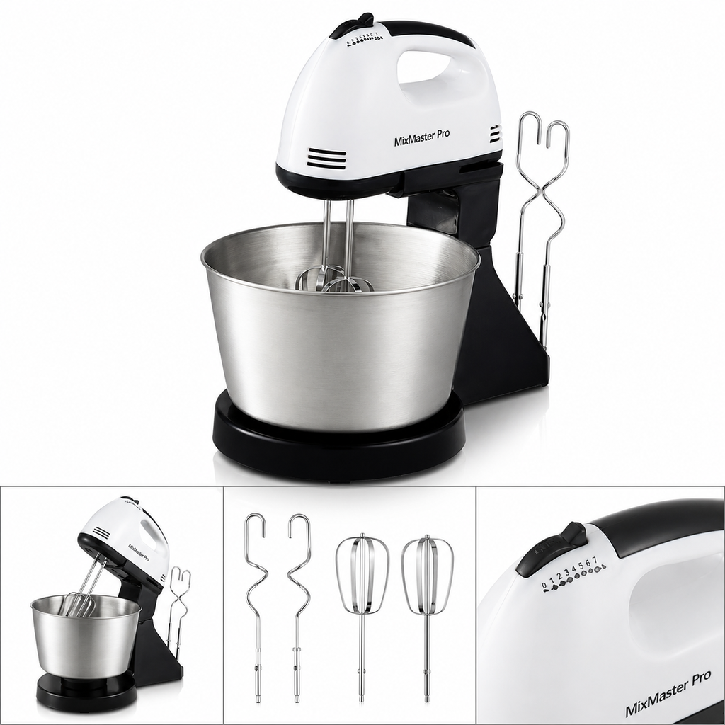 Миксер с купа "MixMaster Pro" – 7 скорости и максимално удобство в кухнята