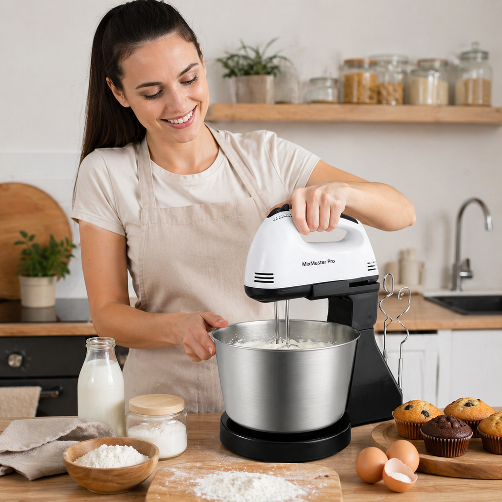 Миксер с купа "MixMaster Pro" – 7 скорости и максимално удобство в кухнята