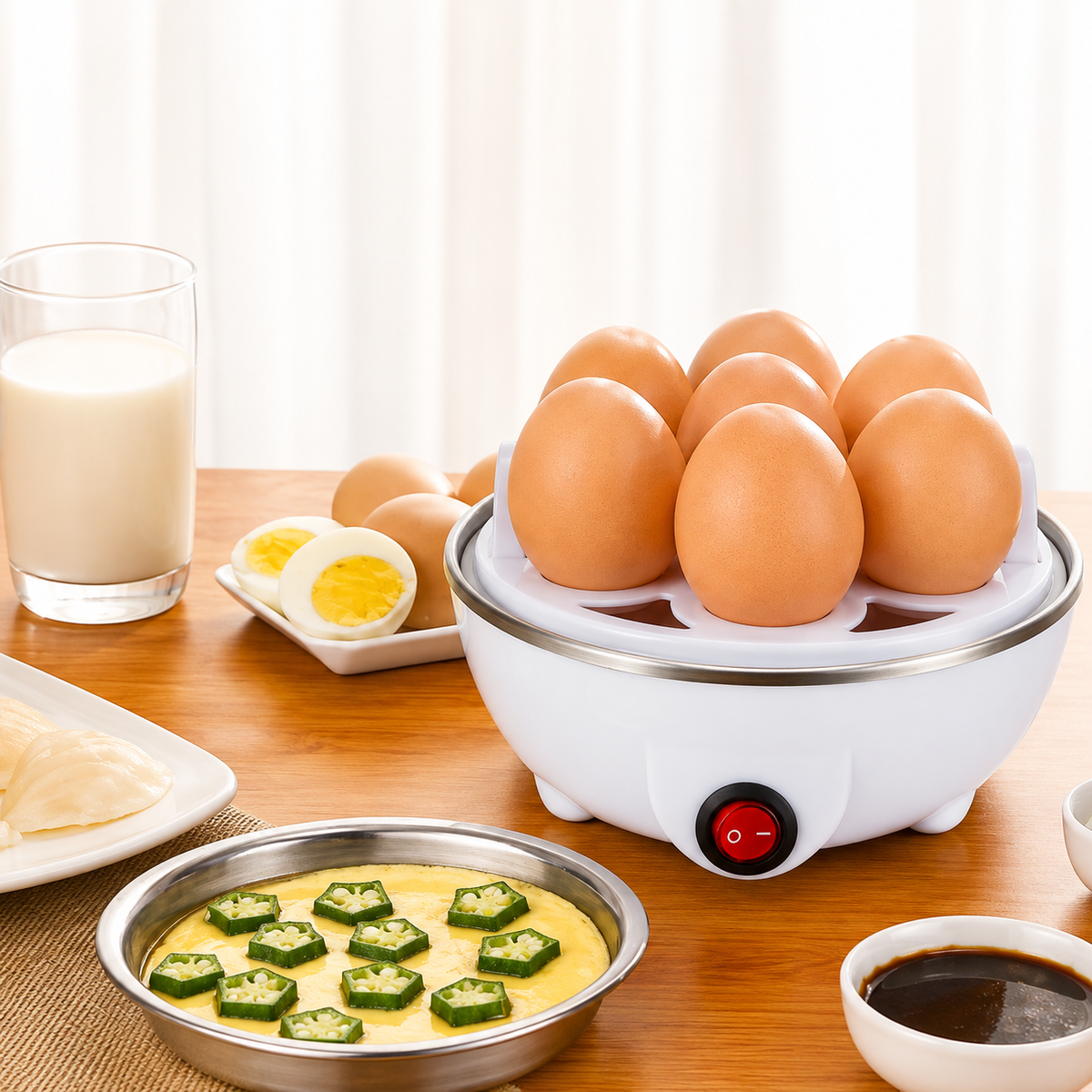 Електрическа яйцеварка „EggMaster“ с капацитет 7 яйца