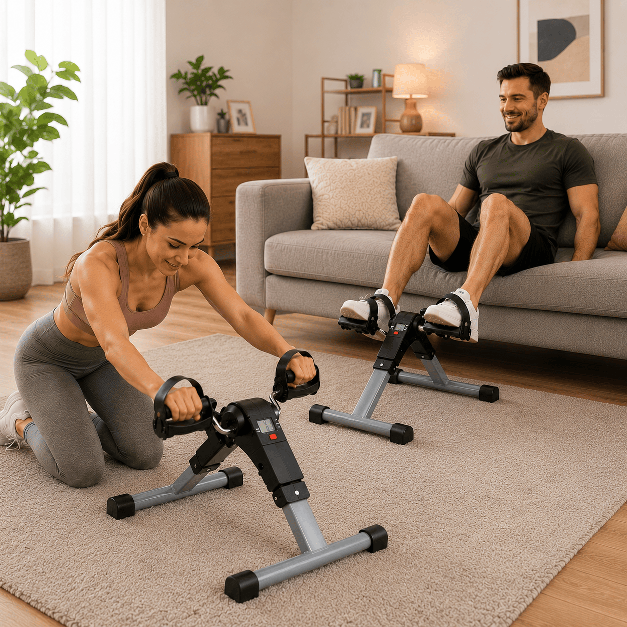 Тренажор 2в1 "ActiveMove Pedal" – компактна тренировка за ръце и крака у дома