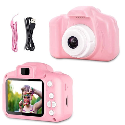 Детски фотоапарат "KidSnap FunCam Pink" – HD камера със снимки, видео и игри